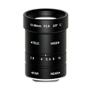 3MP Varifocal Lens 2/3'' 12-36mm Manual iris C mount