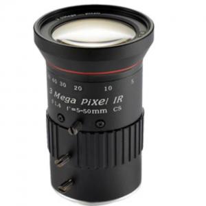 3Mega Pixel Manual iris Lens 1/2.7'' 5-50mm CS IR Correction