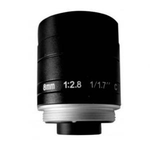 6Mega Pixel FA lens 8mm C mount  for sensor 1/1.8''