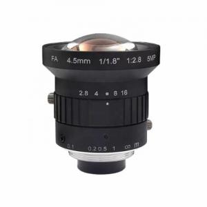 5Mega Pixel FA Lens 4.5mm for sensor 1/1.8‘’ C mount 